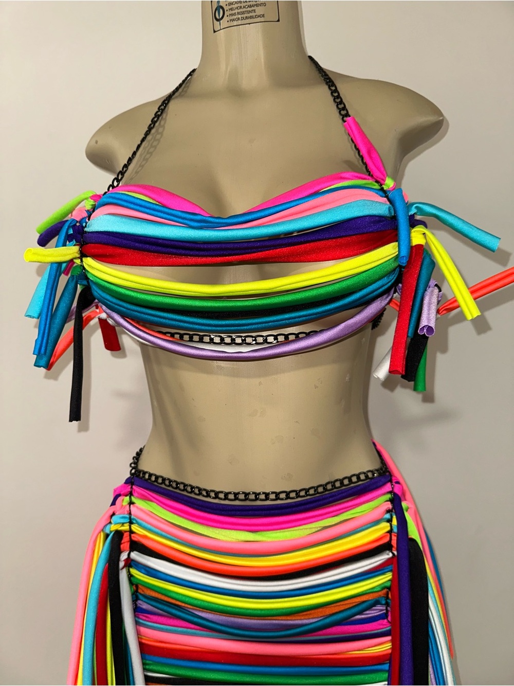 Custom Multi Color Skirt Set - Picture 4 of 6